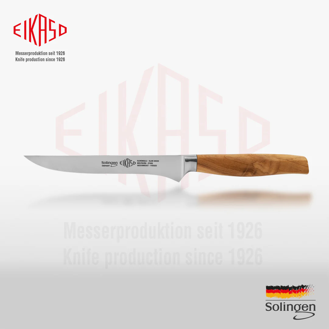 EIKASO SOLINGEN - SIYIRMA BIÇAK 13 CM / 26 CM G-LINE ZEYTİN AĞACI SAPLI
