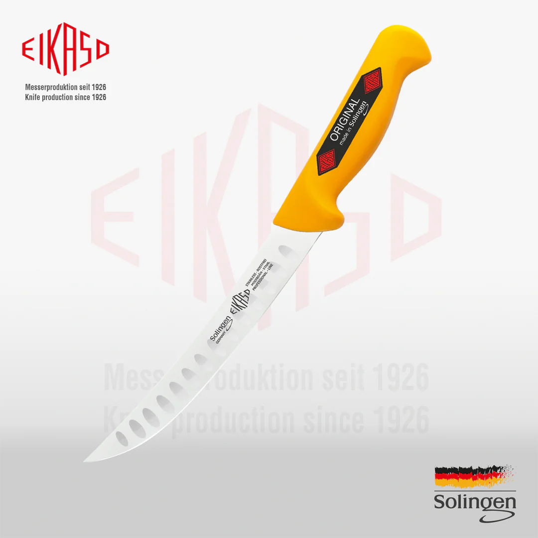 EIKASO SOLINGEN - OLUKLU KASAP BIÇAK 18 CM / 31 CM SARI