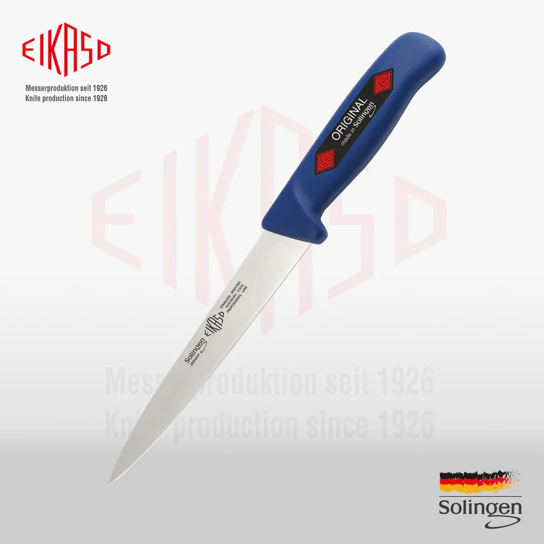 EIKASO SOLINGEN - FLEXIBLE BALIK BIÇAK 18 CM / 30 CM MAVİ