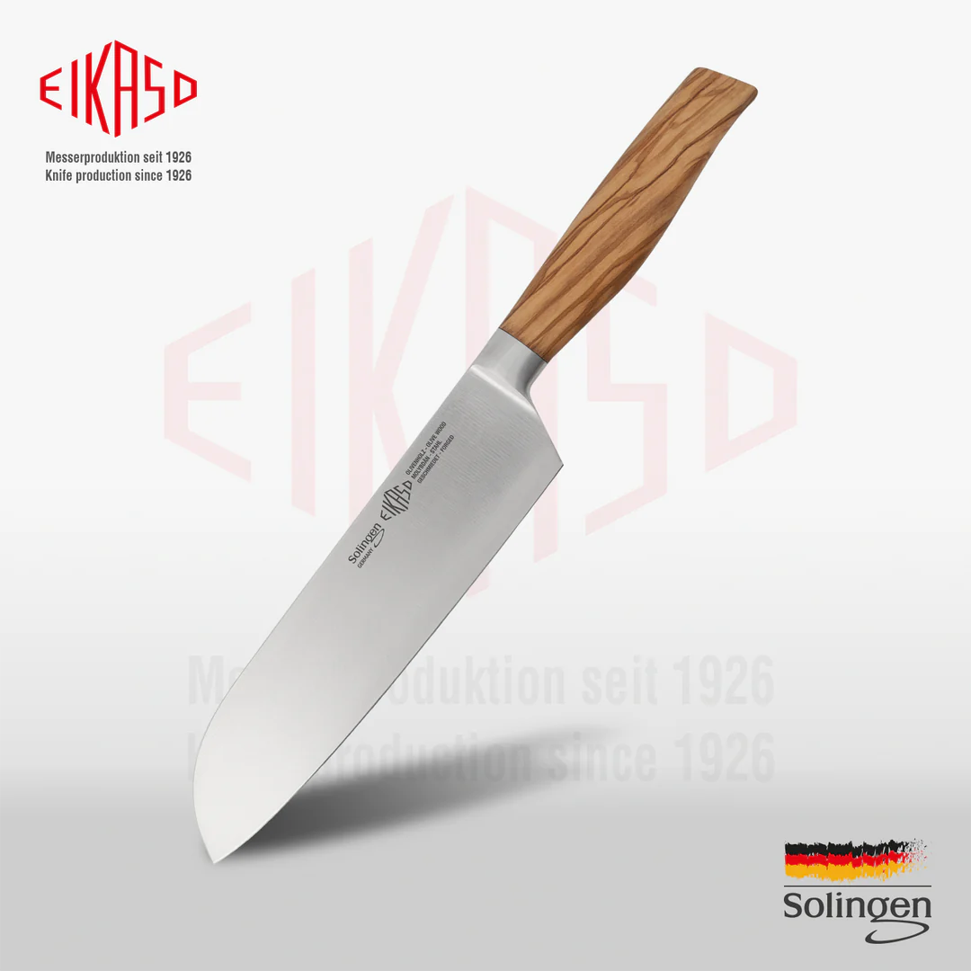 EIKASO SOLINGEN - SANTOKU BIÇAK 20 CM / 32 CM G-LINE ZEYTİN AĞACI SAPLI