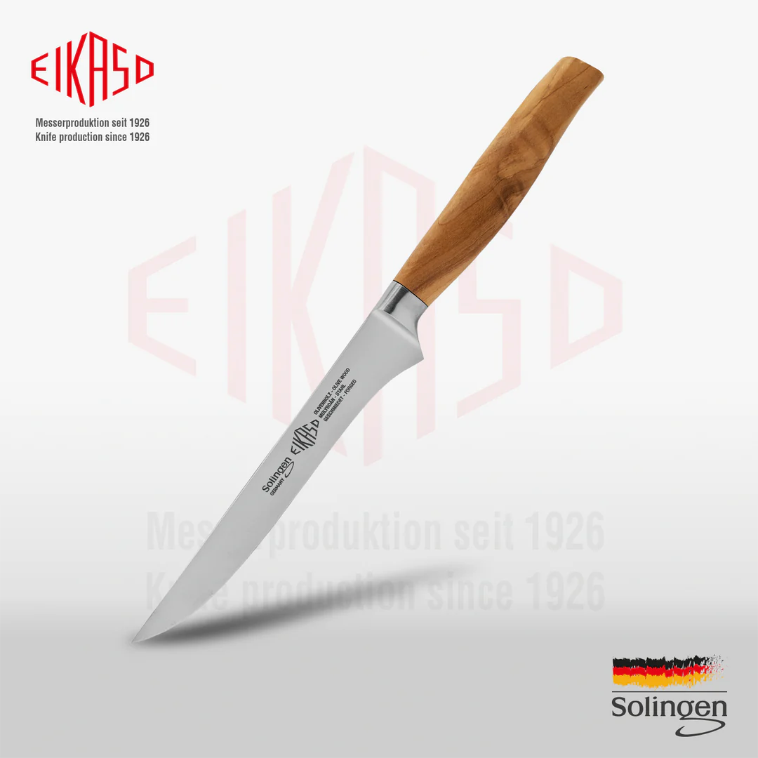 EIKASO SOLINGEN - SIYIRMA BIÇAK 13 CM / 26 CM G-LINE ZEYTİN AĞACI SAPLI